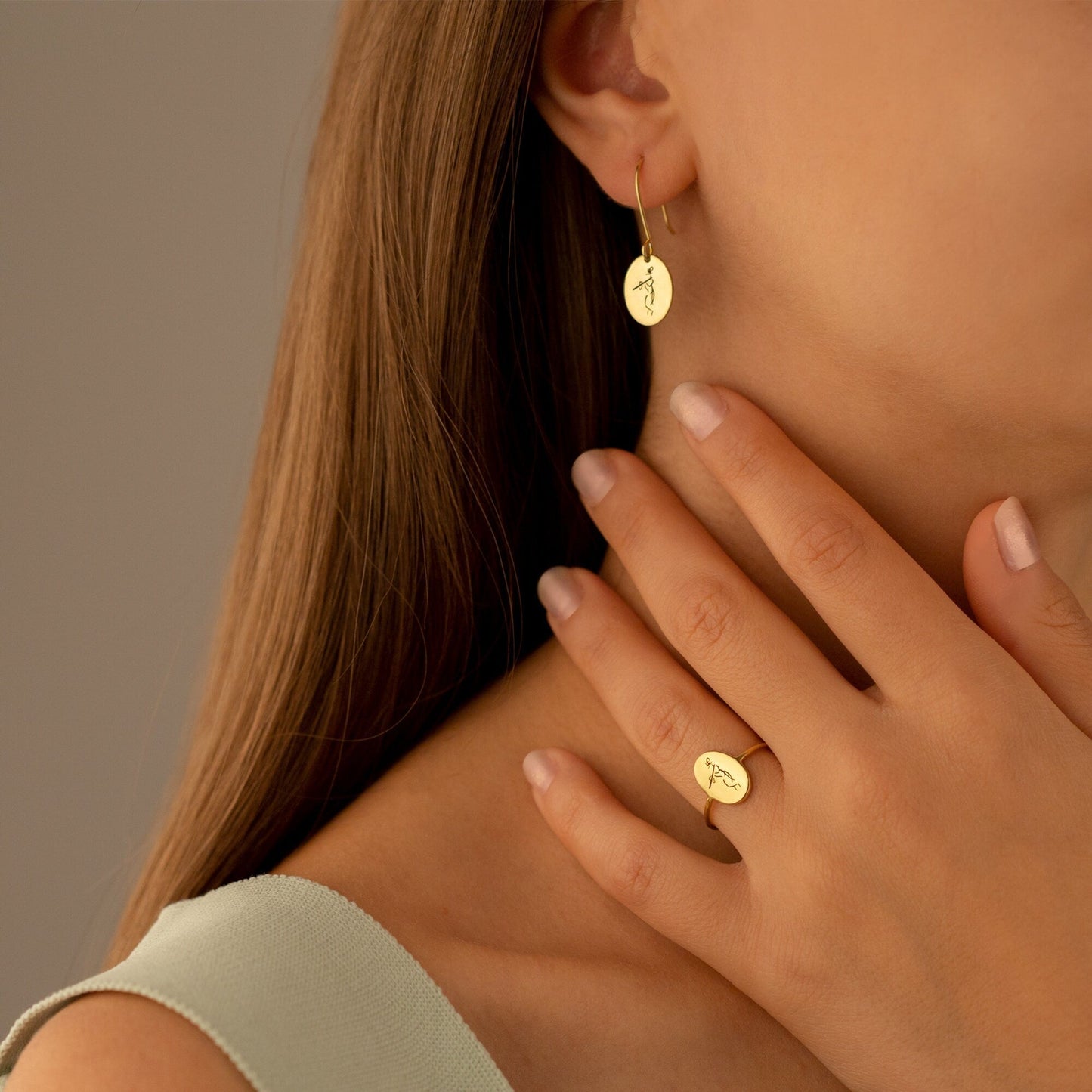 925 Sterling Silver Handmade Krishna Earring