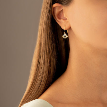 925 Sterling Silver Third Eye Chakra Earrings