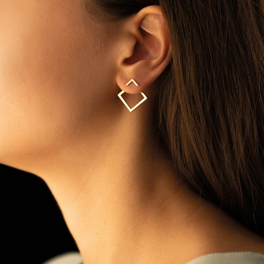925 Sterling Silver Ear Cuff Earrings