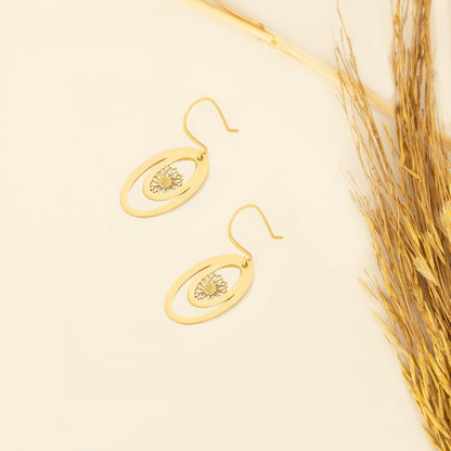 925 Sterling Silver Lotus Earrings