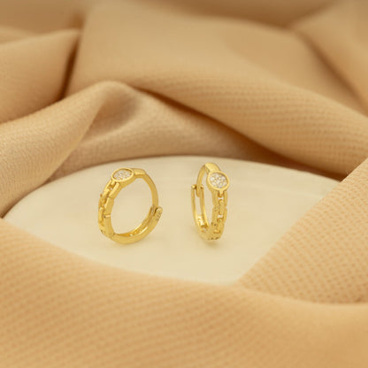 925 Sterling Silver Chain Ring Diamond Ring Earring