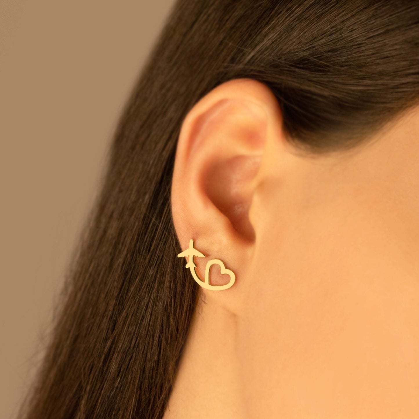 925 Sterling Silver Sycamore Heart Earrings
