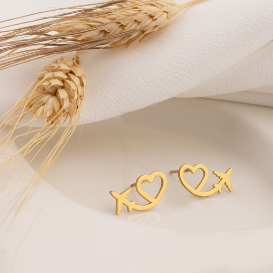 925 Sterling Silver Sycamore Heart Earrings