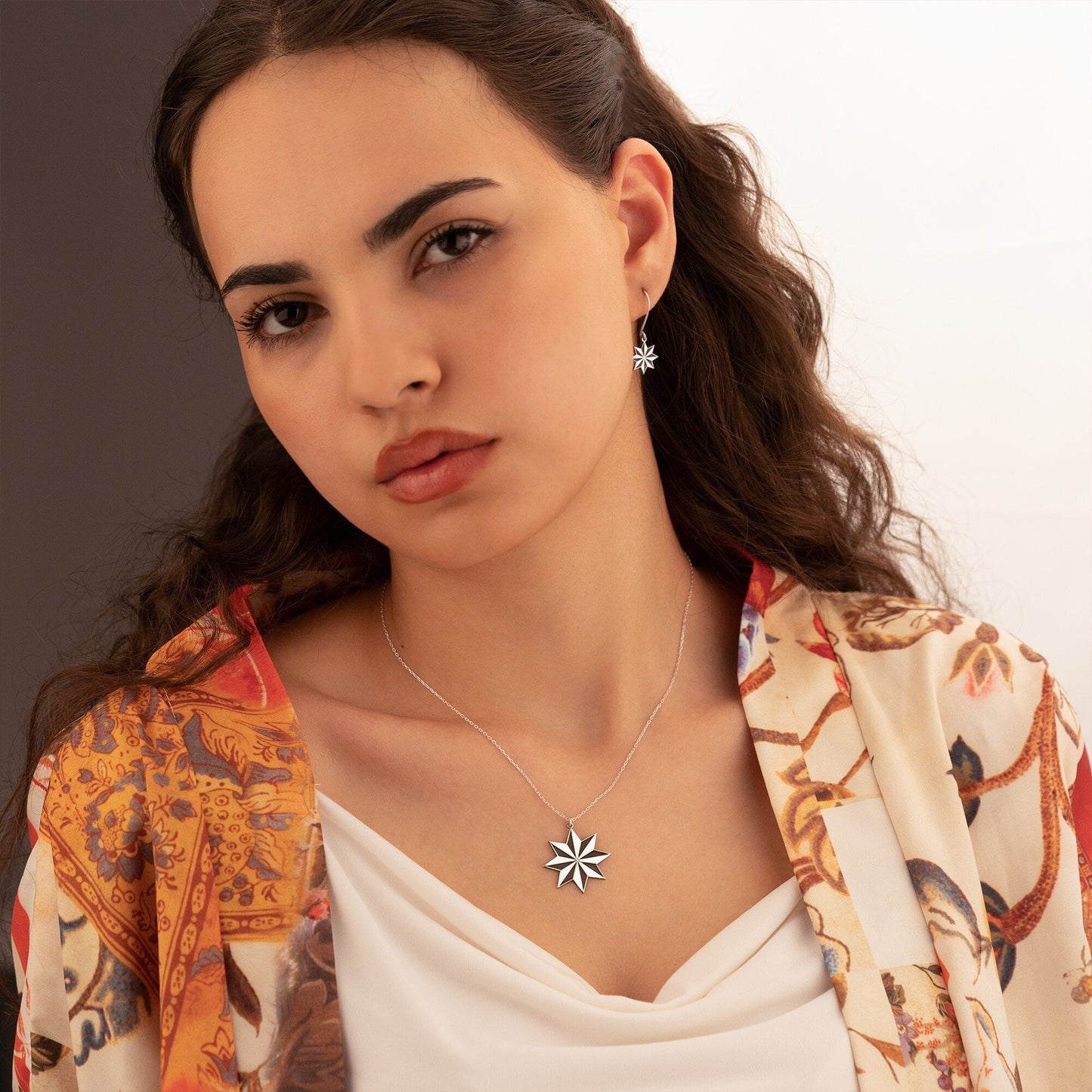 925 Sterling Silver Star Earrings