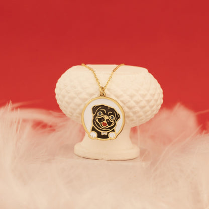 925 Sterling Silver French Bulldog Necklace