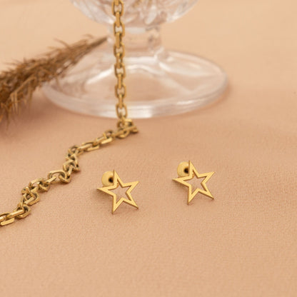 925 Sterling Silver Falling Star Earrings
