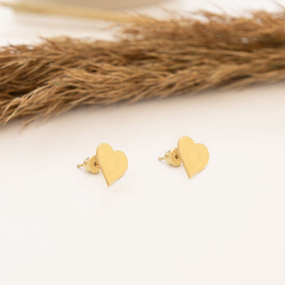 925 Sterling Silver Heart Earrings
