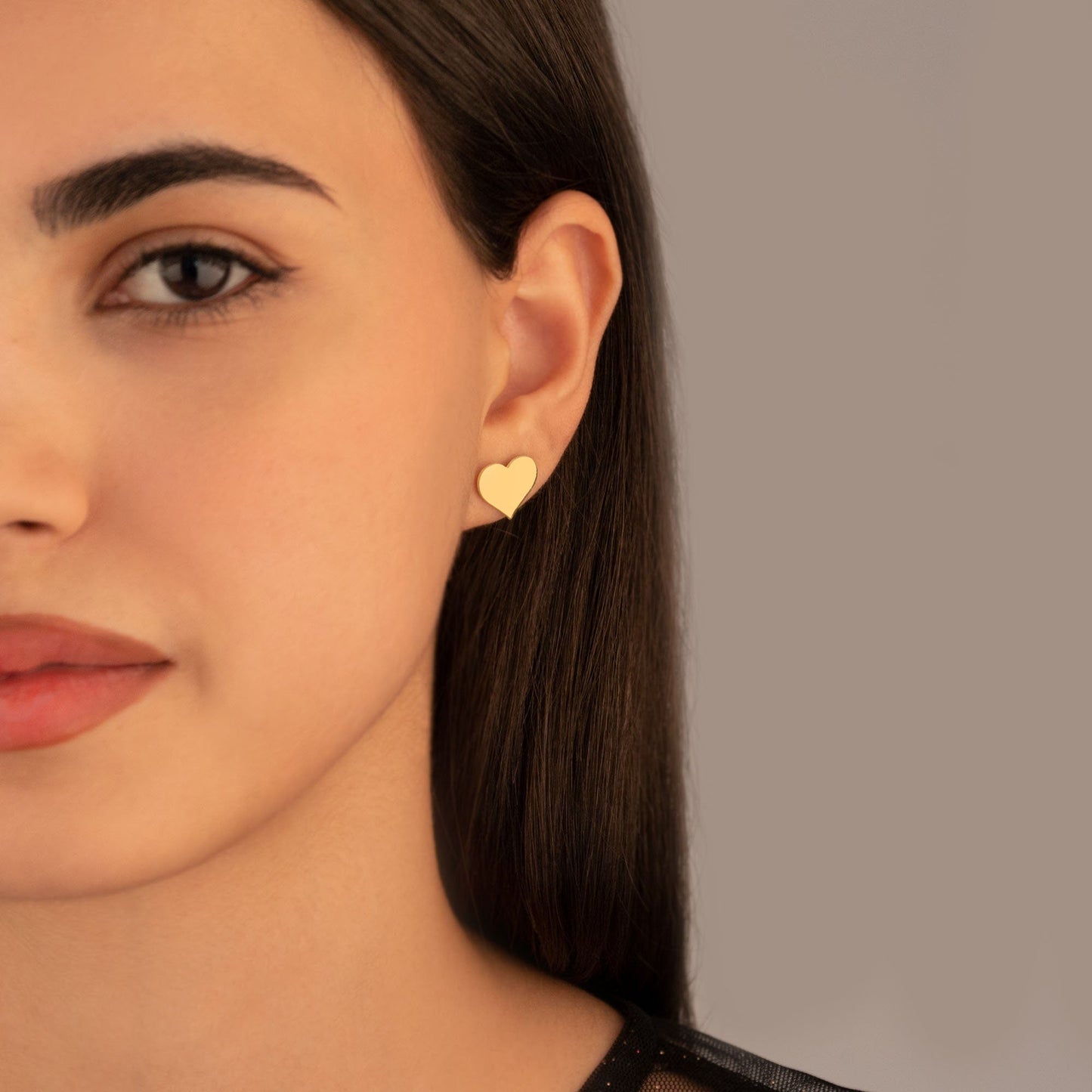 925 Sterling Silver Heart Earrings