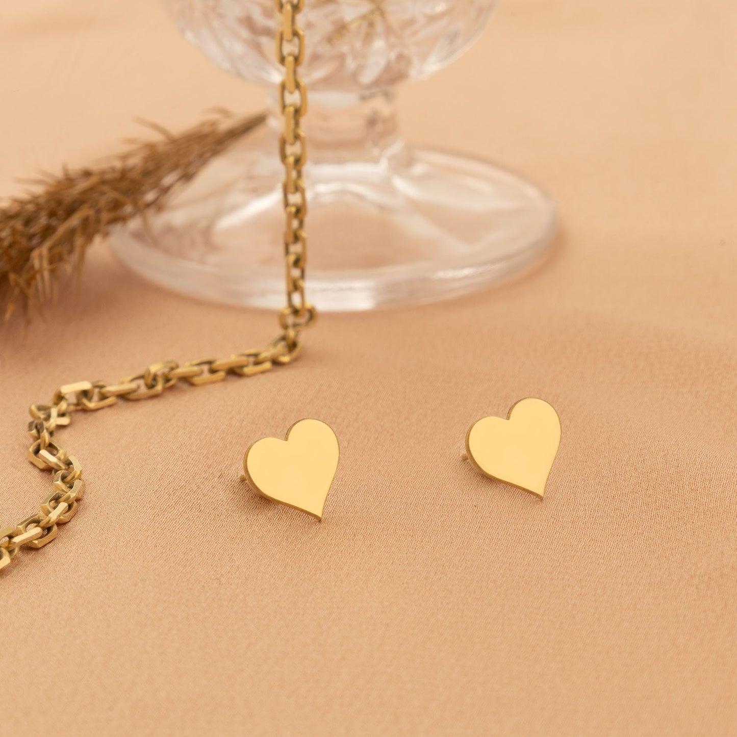 925 Sterling Silver Heart Earrings