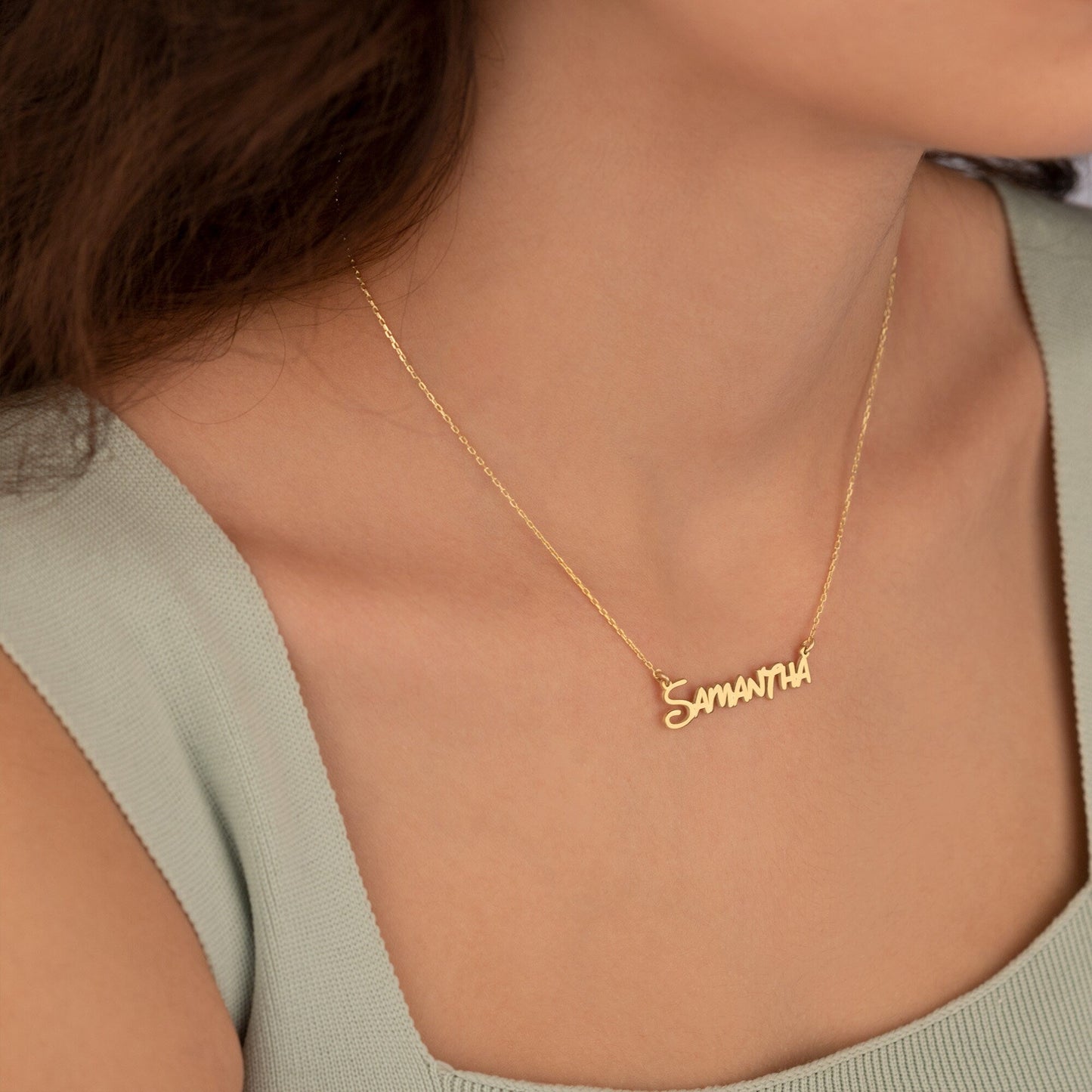 925 Sterling Silver Personalized Disney Name Necklace