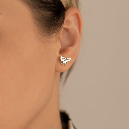 925 Sterling Silver Legend Of Zelda Earrings