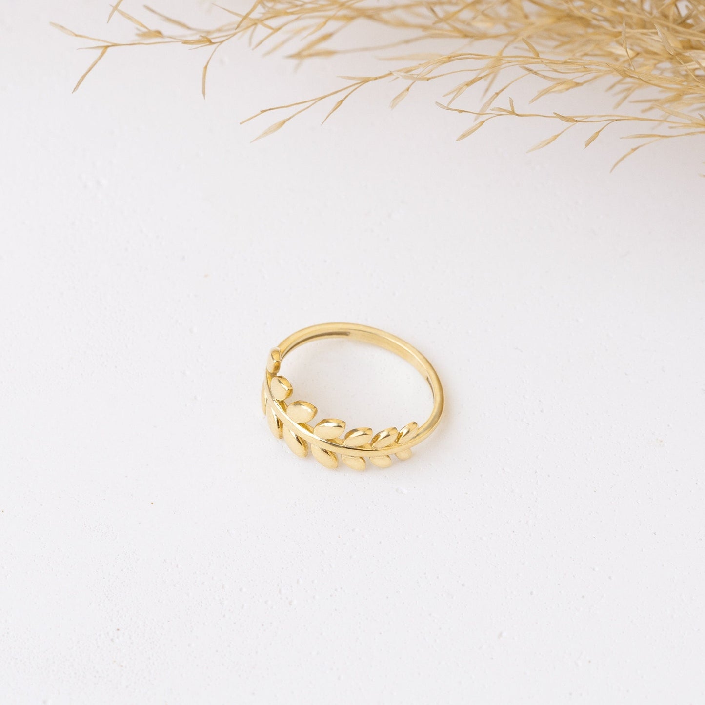 925 Sterling Silver Leaf Ring