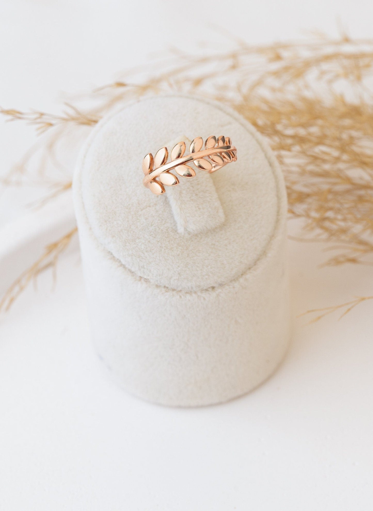 925 Sterling Silver Leaf Ring