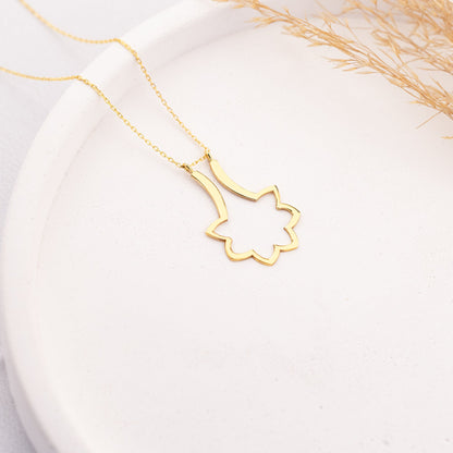 Ring Holder Flower Necklace