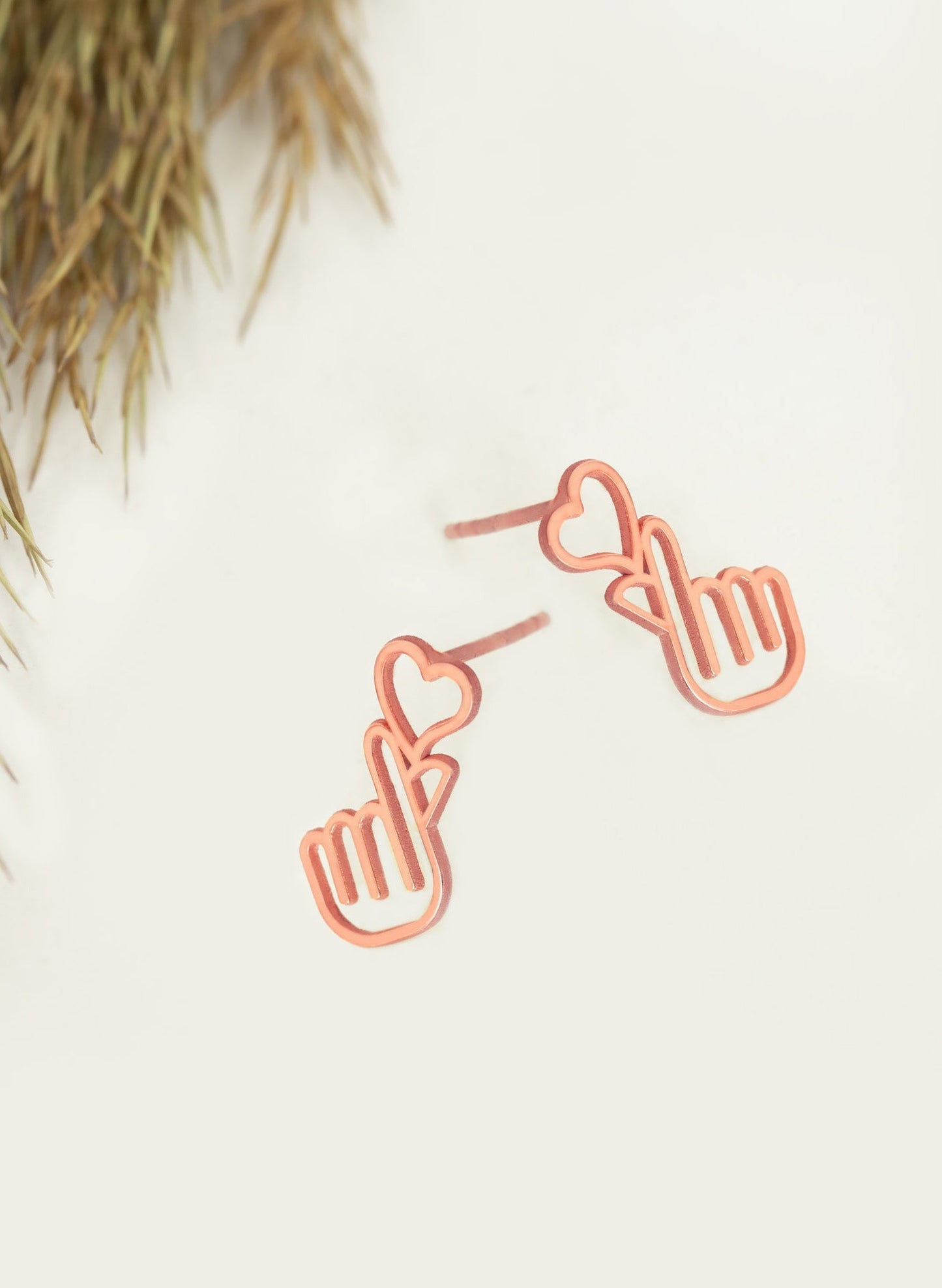 925 Sterling Silver Korean Love Earring