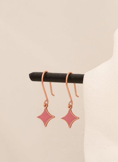 925 Sterling Silver Shining Star Earrings