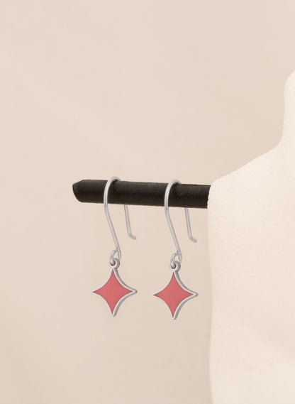 925 Sterling Silver Shining Star Earrings